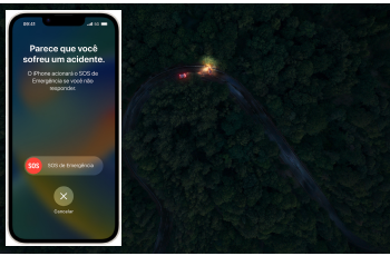 Iphone via satélite salva homem em acidente na neve